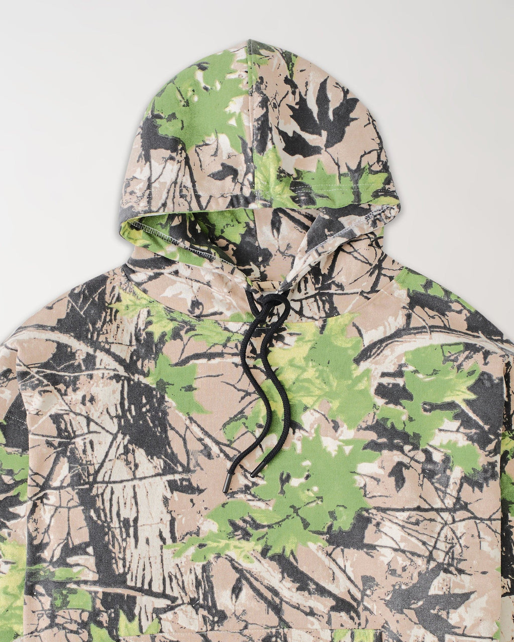 Essential Pull Over Boxy Fit Hoodie - Dark Brown Tree