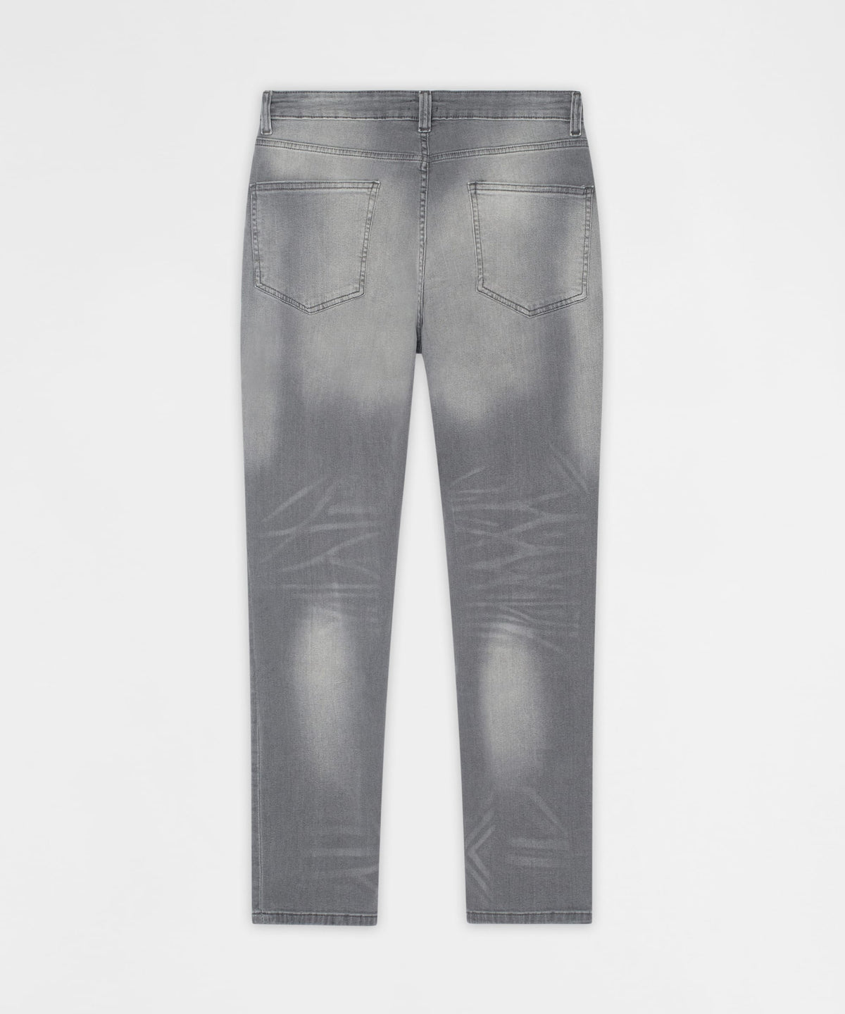 Fade Away Distressed Skinny Jeans - Grey