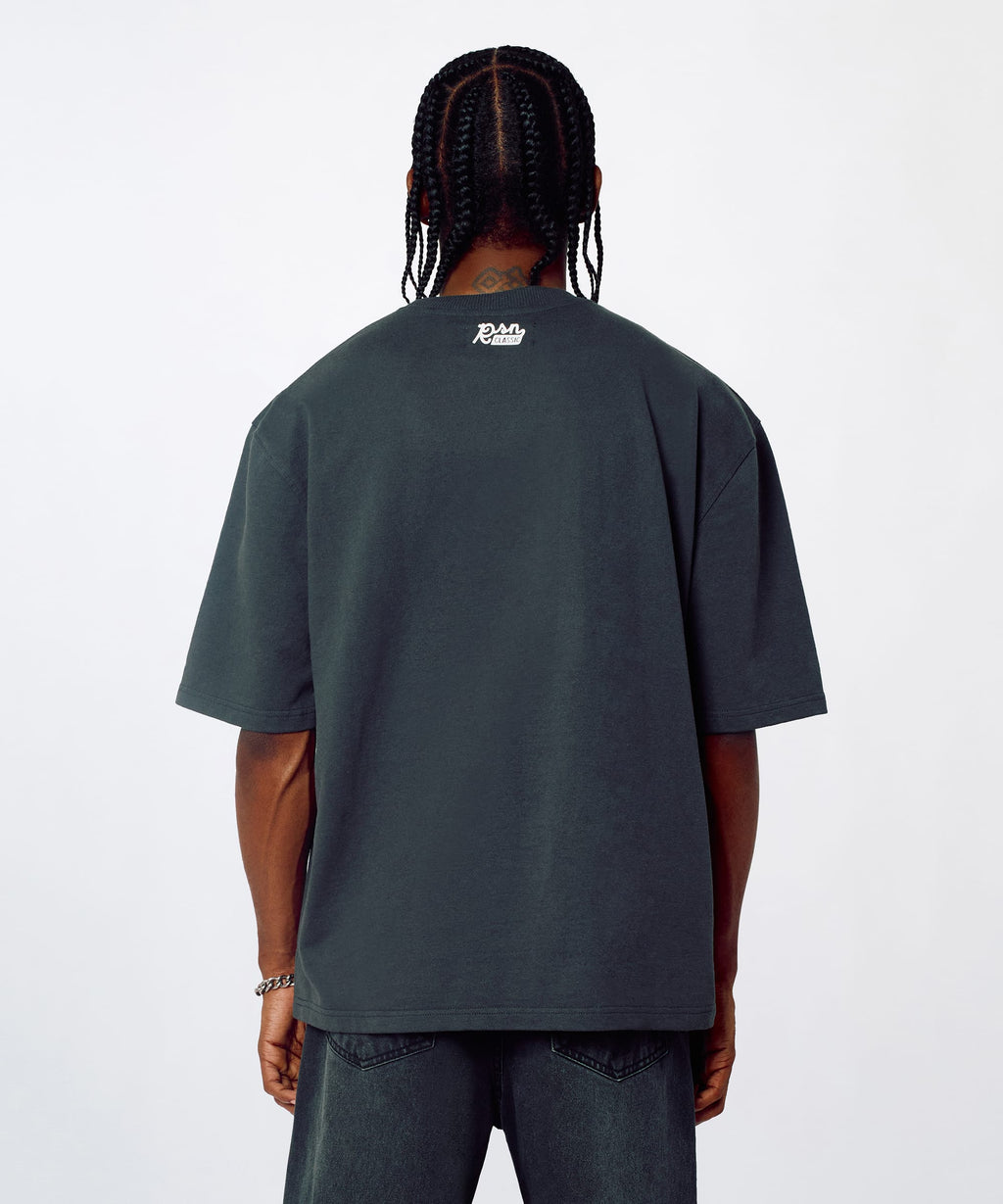 Essential French Terry Short Sleeve Tee - Black