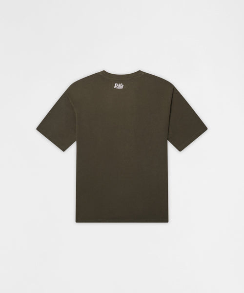 Essential French Terry Short Sleeve Tee - Olive Green