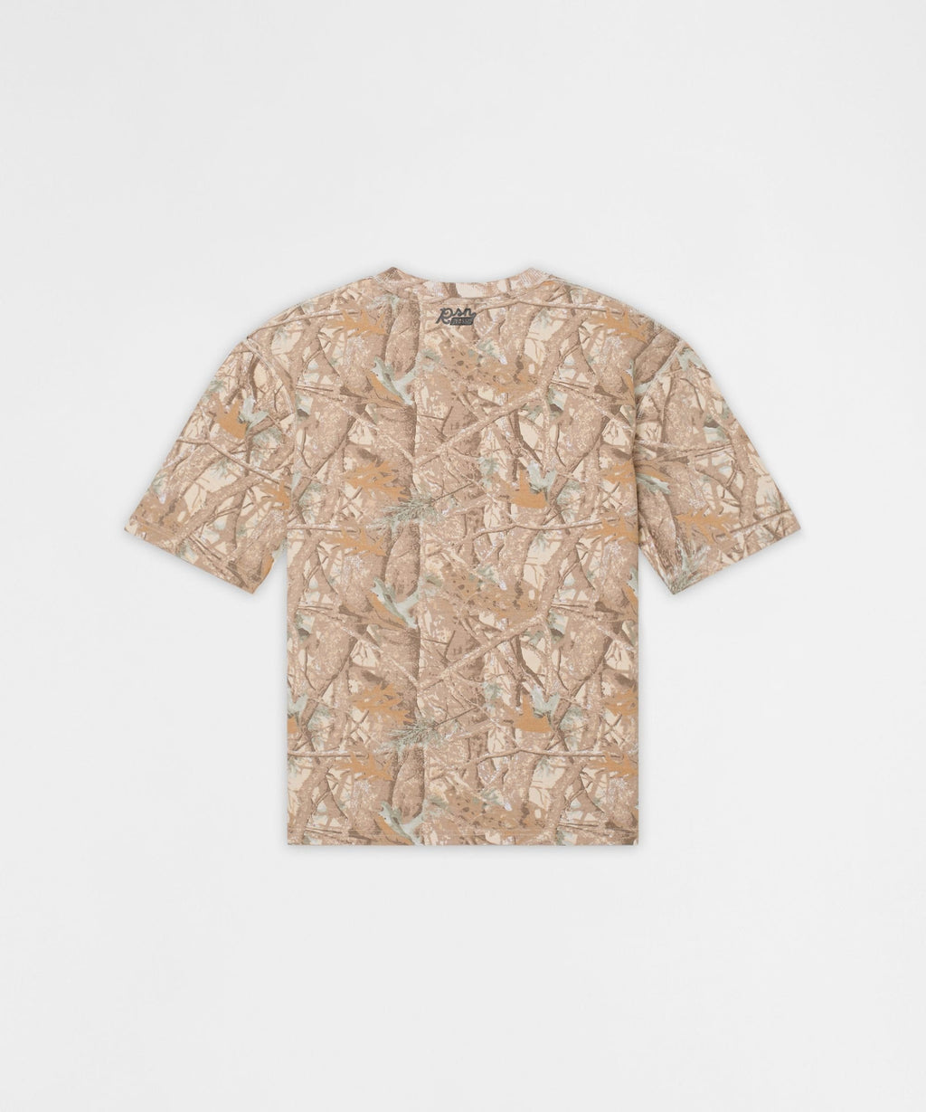 Essentials French Terry Short Sleeve Tee - Light Brown Tree