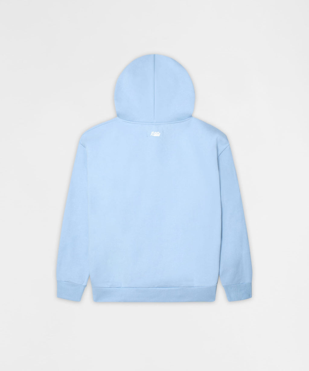 Essential Pull Over Boxy Fit Hoodie - Blue